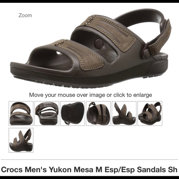 mens crocs size 10